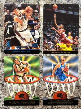 1998 Press Pass Basketball Cards - Set of 4